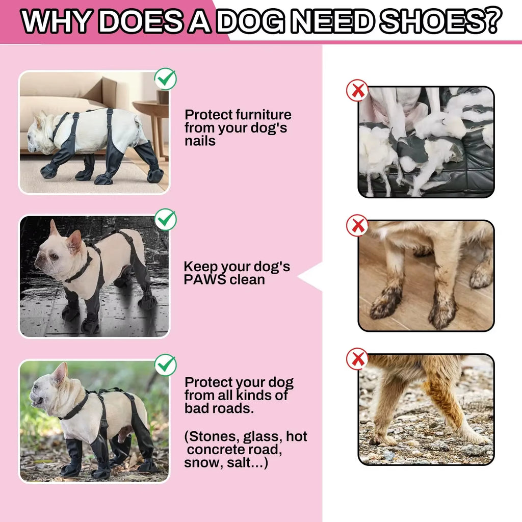 PawGuard Pro Dog Boots – Waterproof, Non-Slip Protection for Every Step